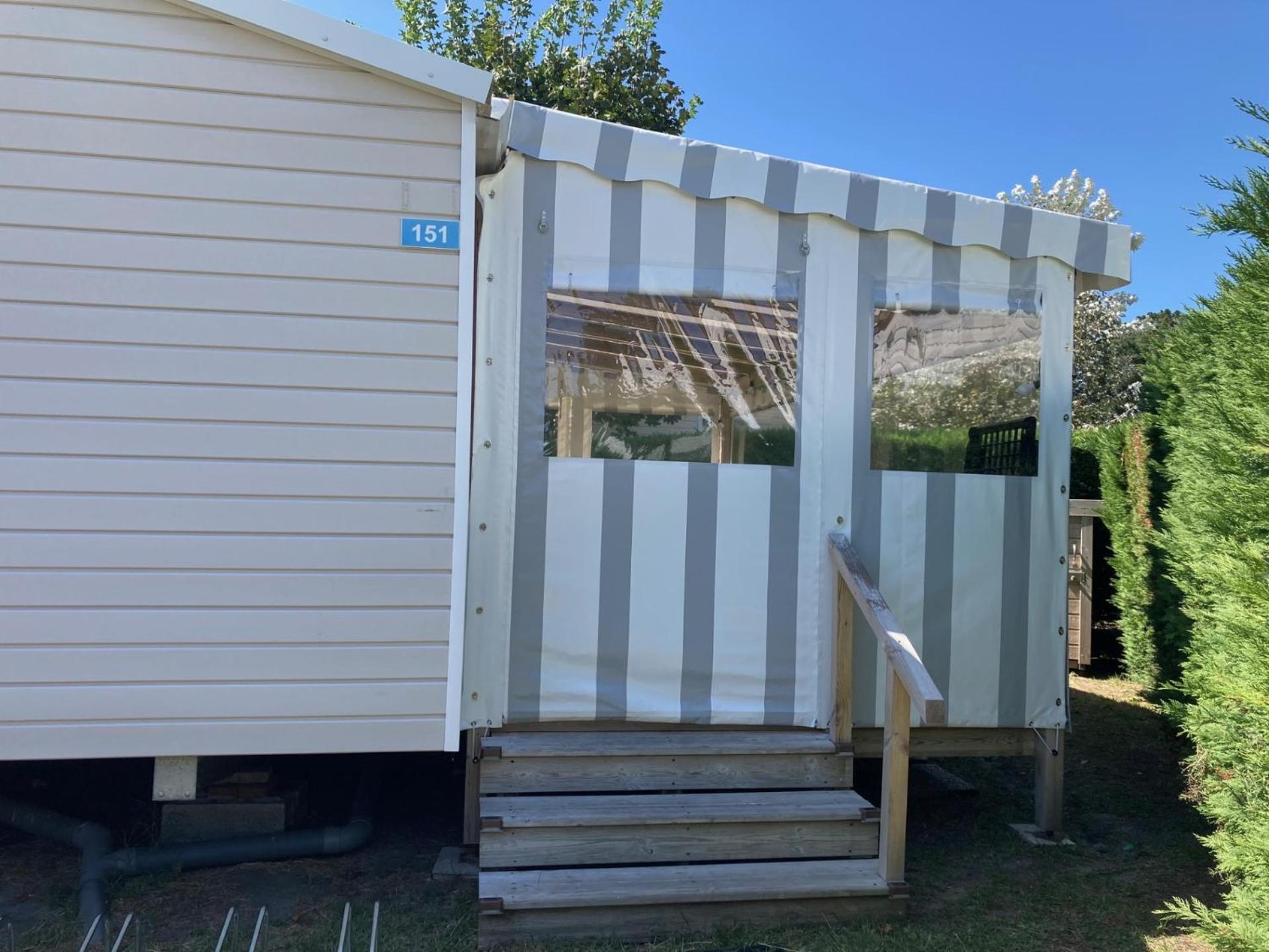 - Mobilhome Camping Les Charmettes - Fun Pass Non Inclus - Ле Мат Екстериор снимка